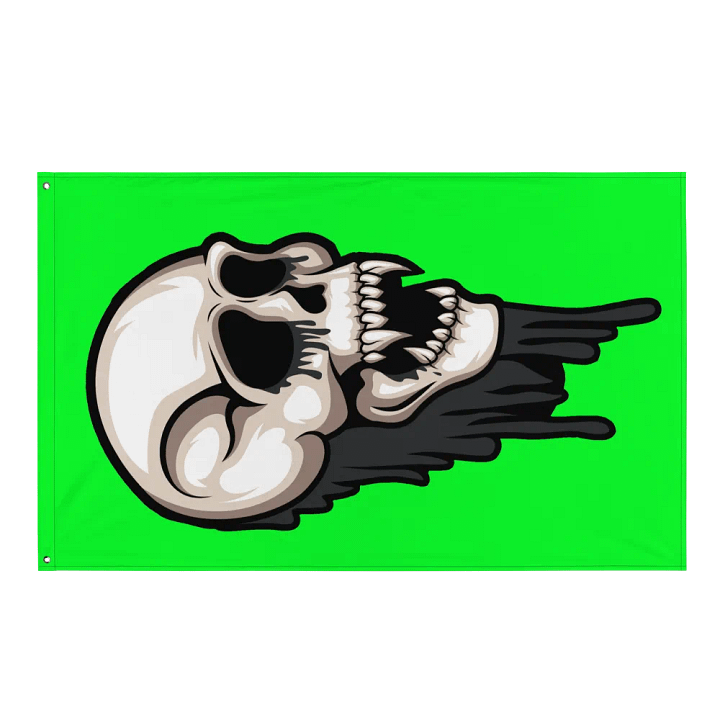 Def-Zombie Skull Flag product image (2)