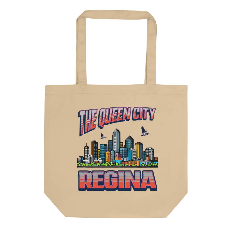 Regina The Queen City Skyline Eco Tote Bag product image (1)