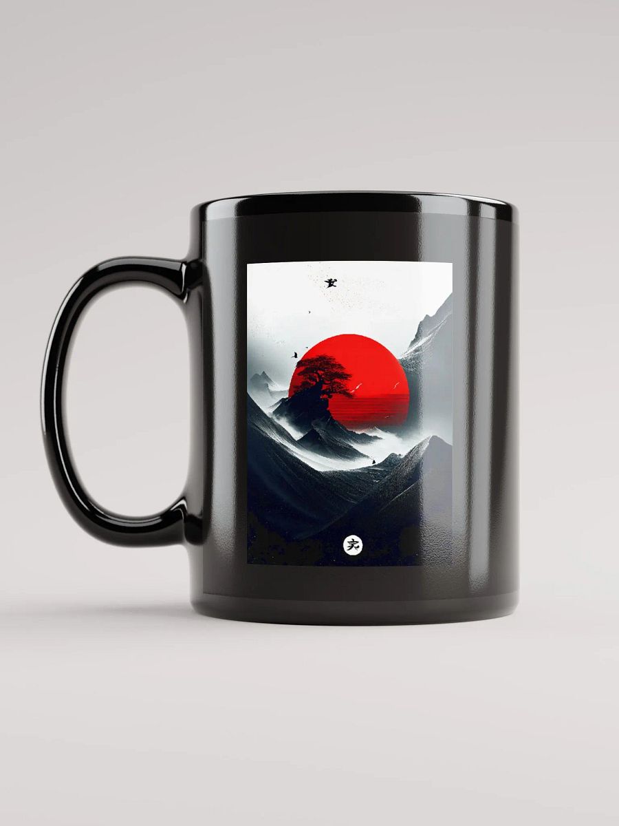 Geometric abstract art in Japanese style (front & back) product image (6)