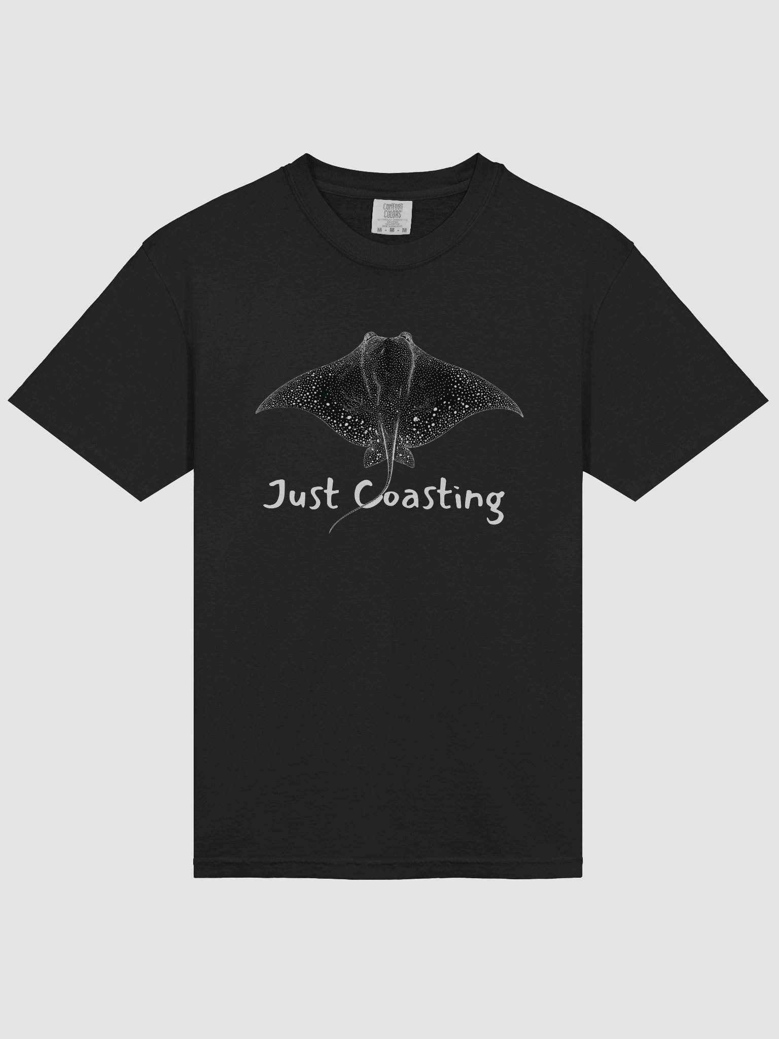 Just Coasting – Peaceful Stingray Nature Tee - Large image design product image (5)