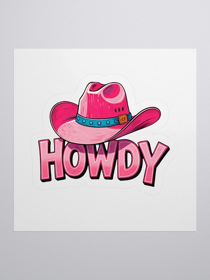 Howdy Sticker product image (3)
