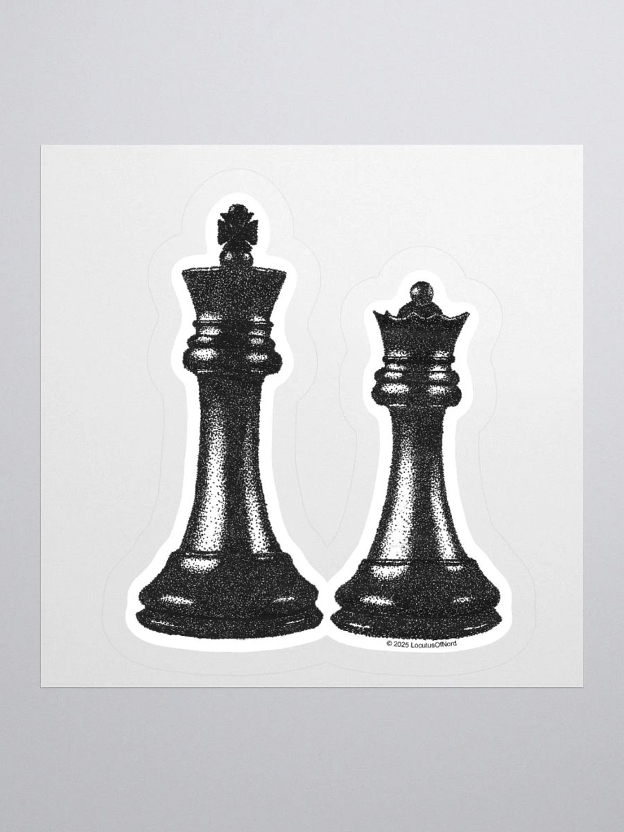 "Couple" Chess King & Queen Stipple product image (3)