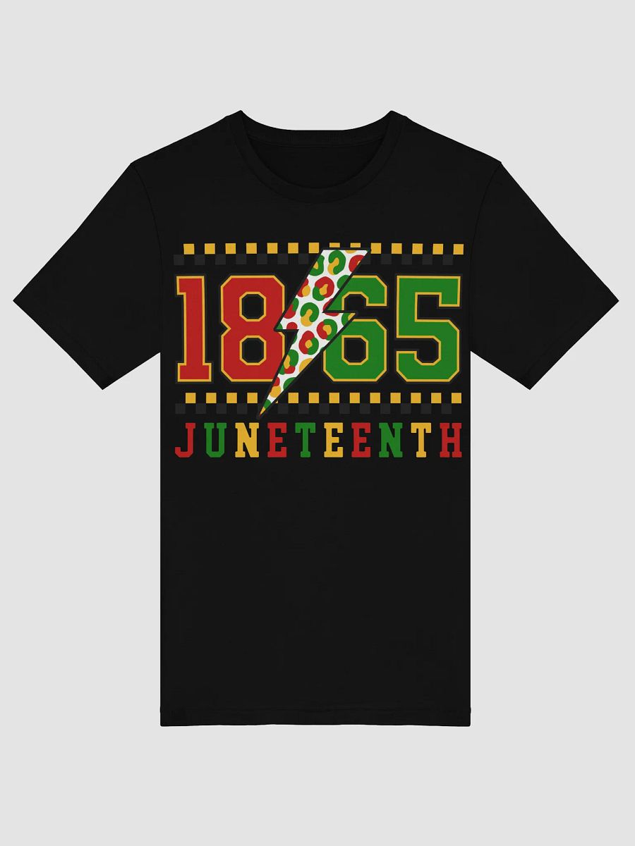 Juneteenth 1865 Lightning Bolt T-Shirt product image (23)