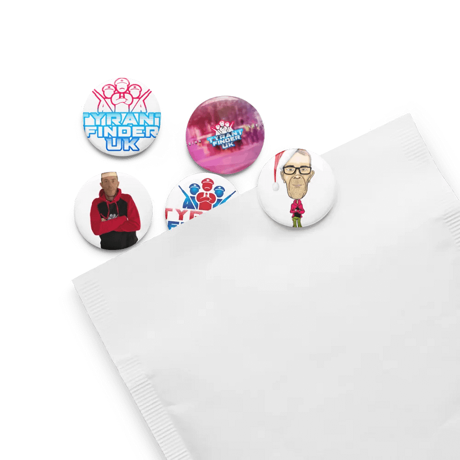 Tyrants Set of Pin Buttons product image (13)