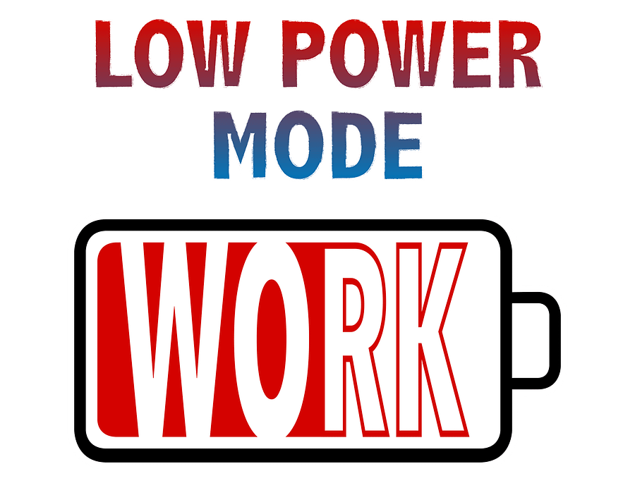 Work in Low Power Mode T-Shirt product image (2)