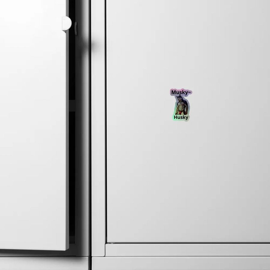 Musky Husky Holographic Sticker Sheet product image (6)