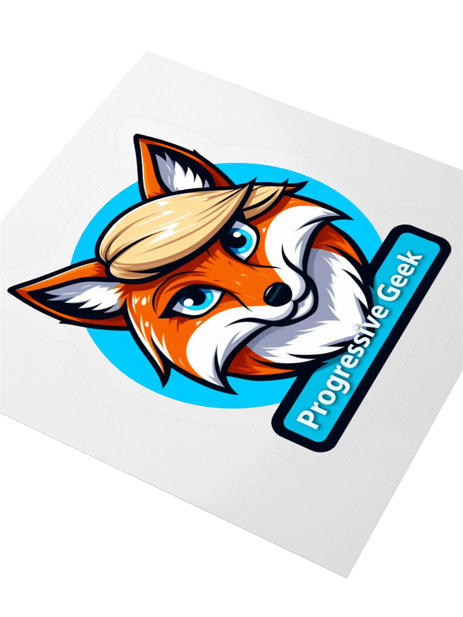 Progressive Geek Logo Stickers product image (6)
