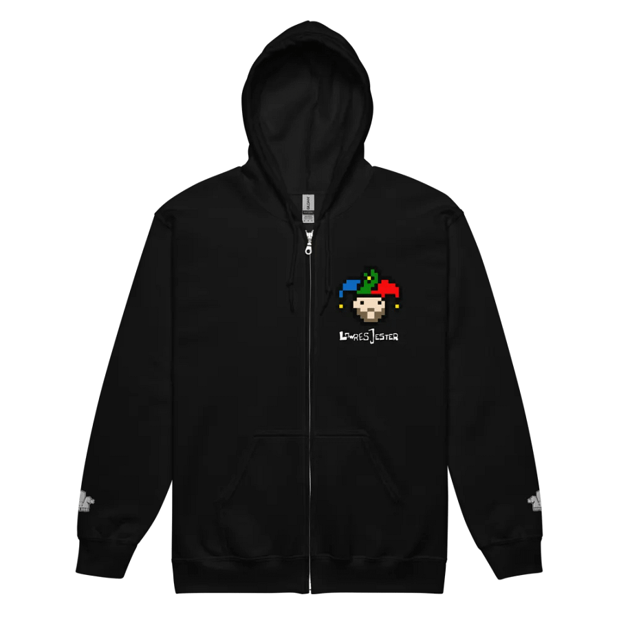 Pixelated Jester Zip Hoodie product image (8)