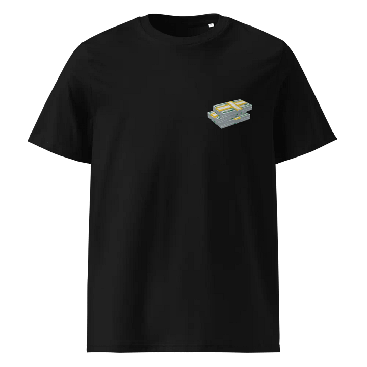 dollar stacks embroidered t-shirt - 100% cotton product image (2)