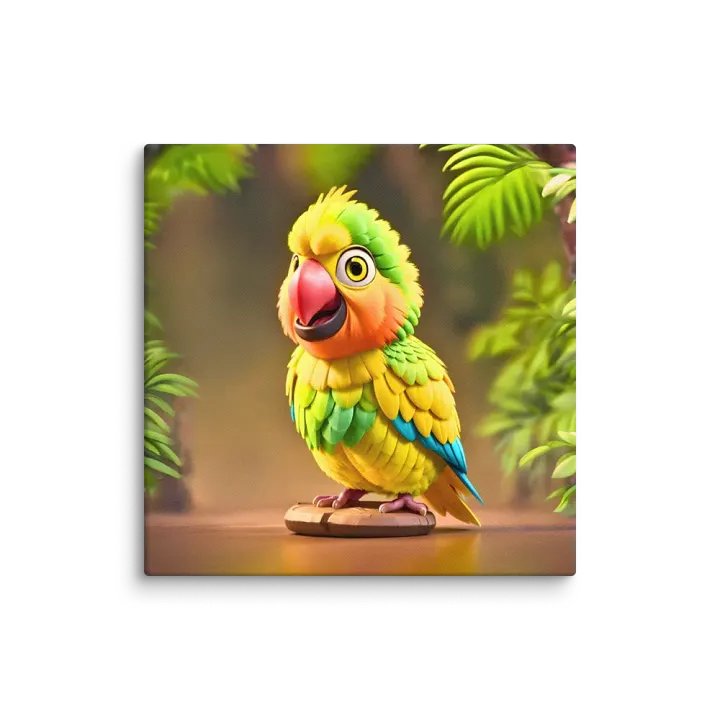 Endangered Species - Mexico - Yellow-headed Parrot Canvas Art product image (1)