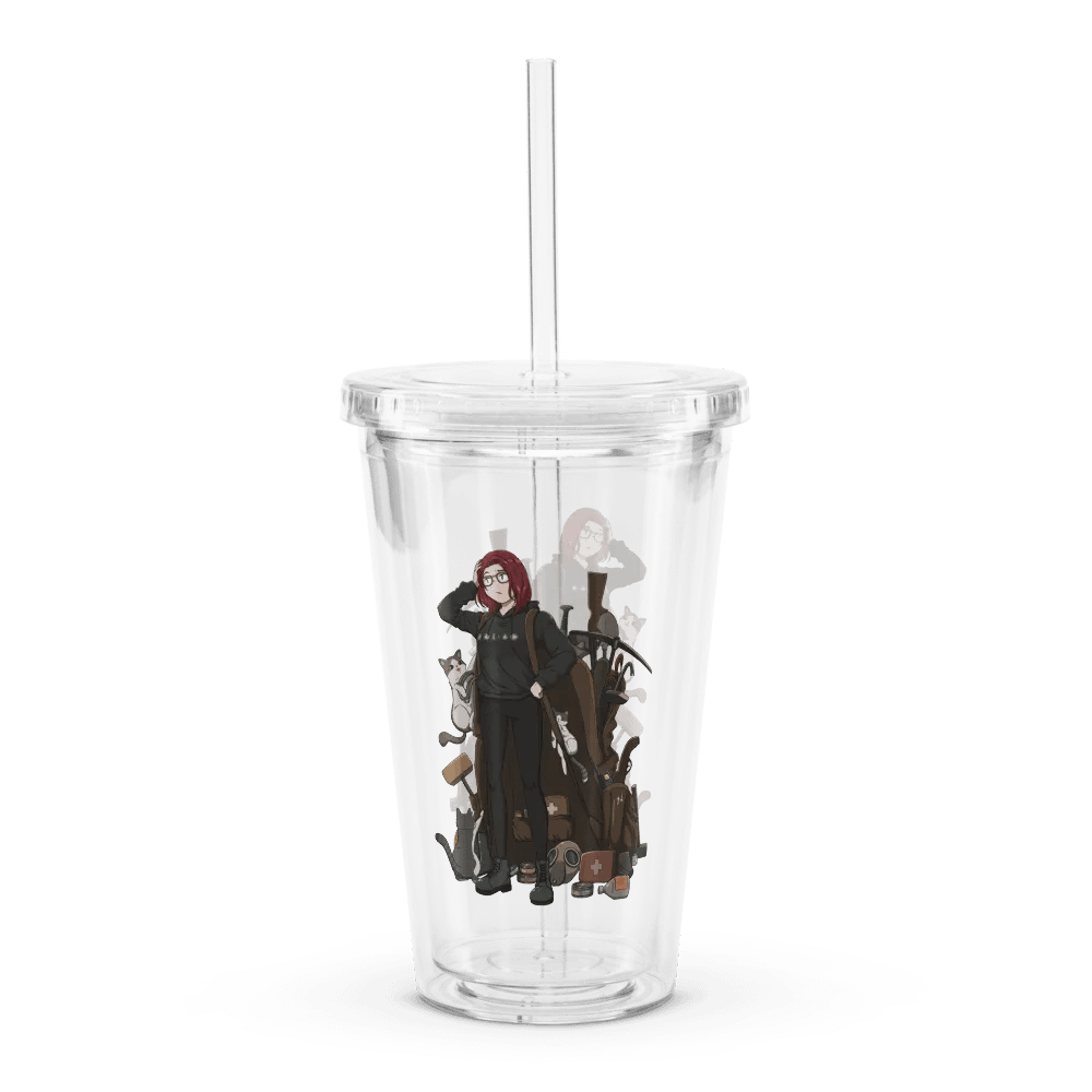 Loot Joblin Double Wall Clear Plastic Tumbler product image (7)