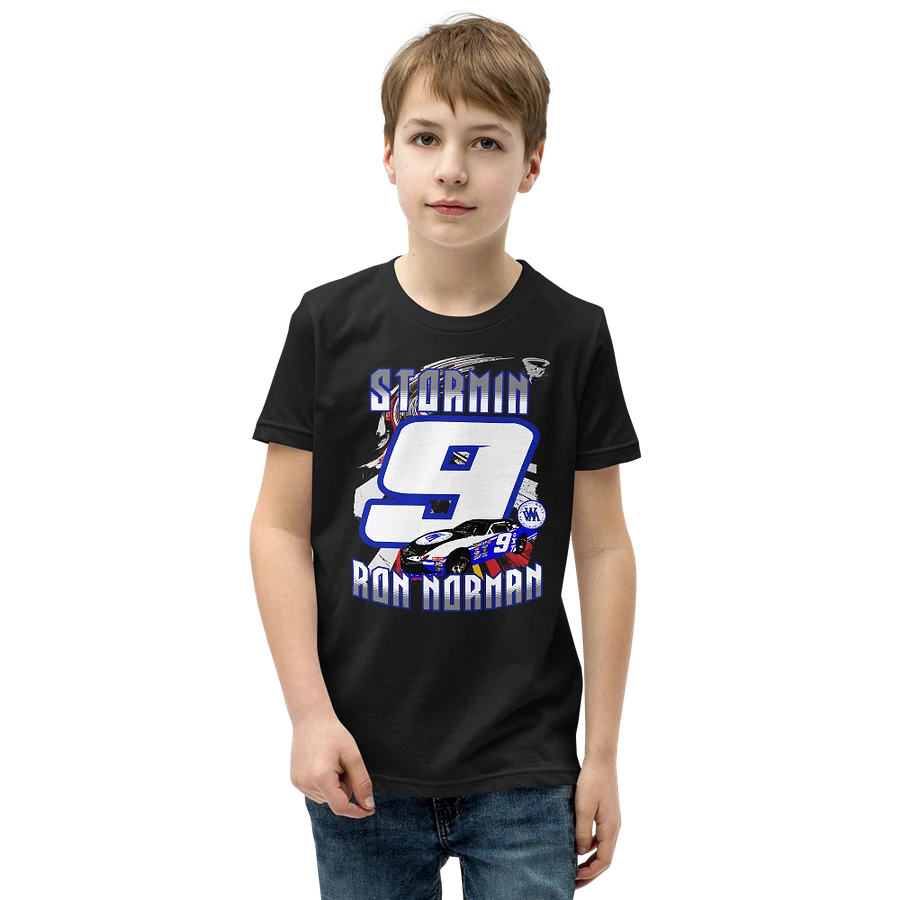 Stormin Ron Norman #9 Vision West Motorsports Youth tee product image (29)