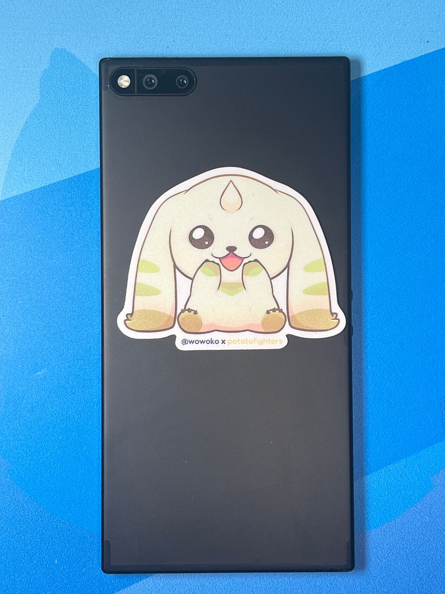 WoWoKo x Potato Fighters - Digimon - Terriermon - Sticker product image (3)