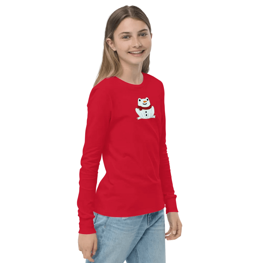 s0phmas Snow Froge Kids Longsleeve T-Shirt product image (22)