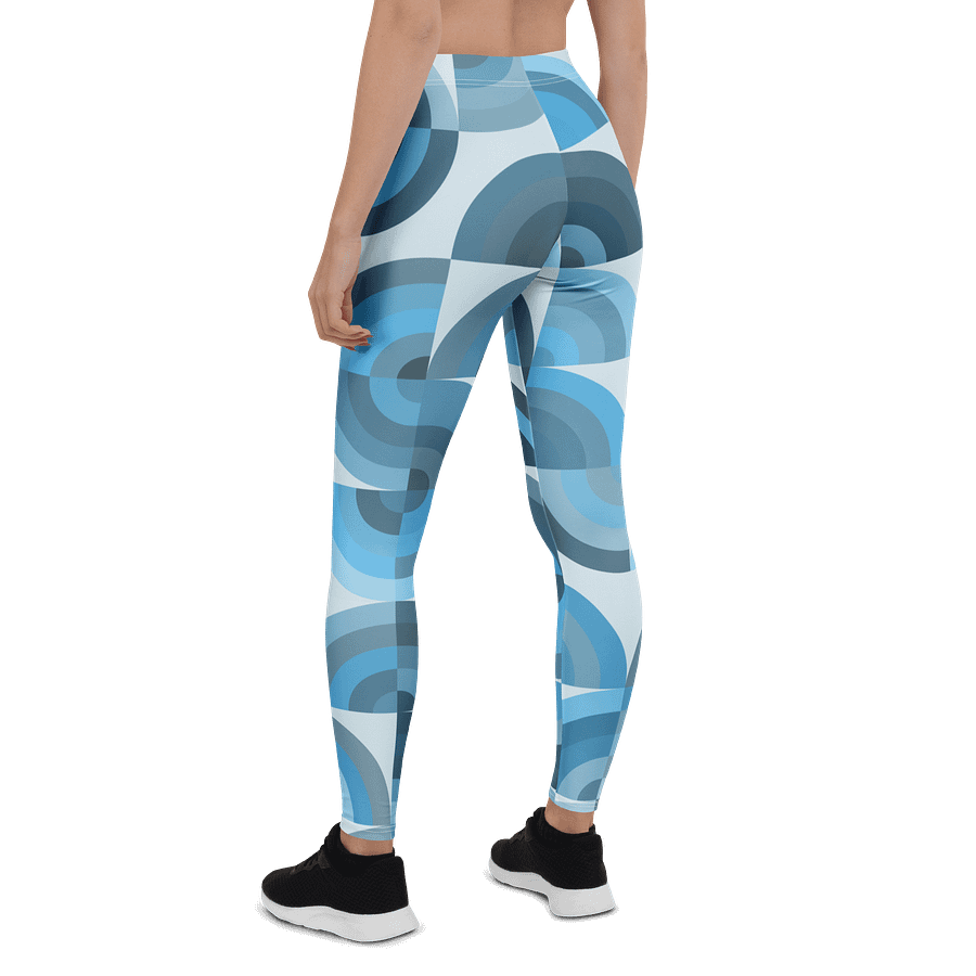 Ethereal Blue Circle All-Over Leggings product image (2)