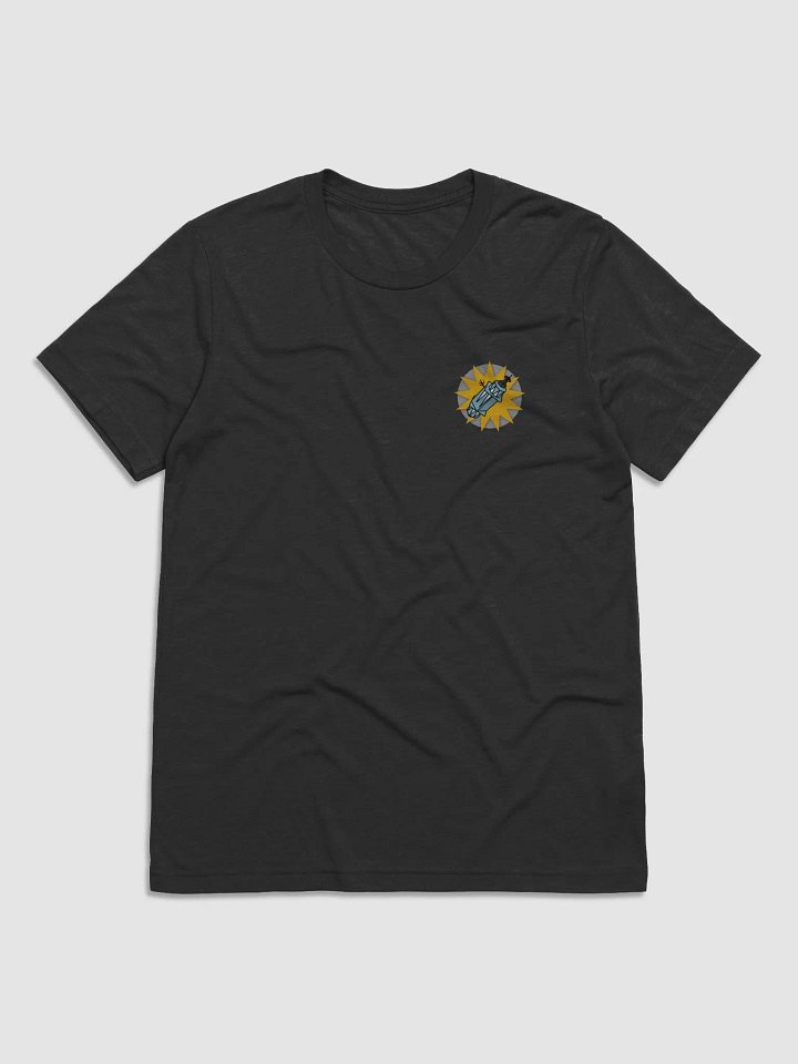 Justin Learns Things Black Tee product image (1)