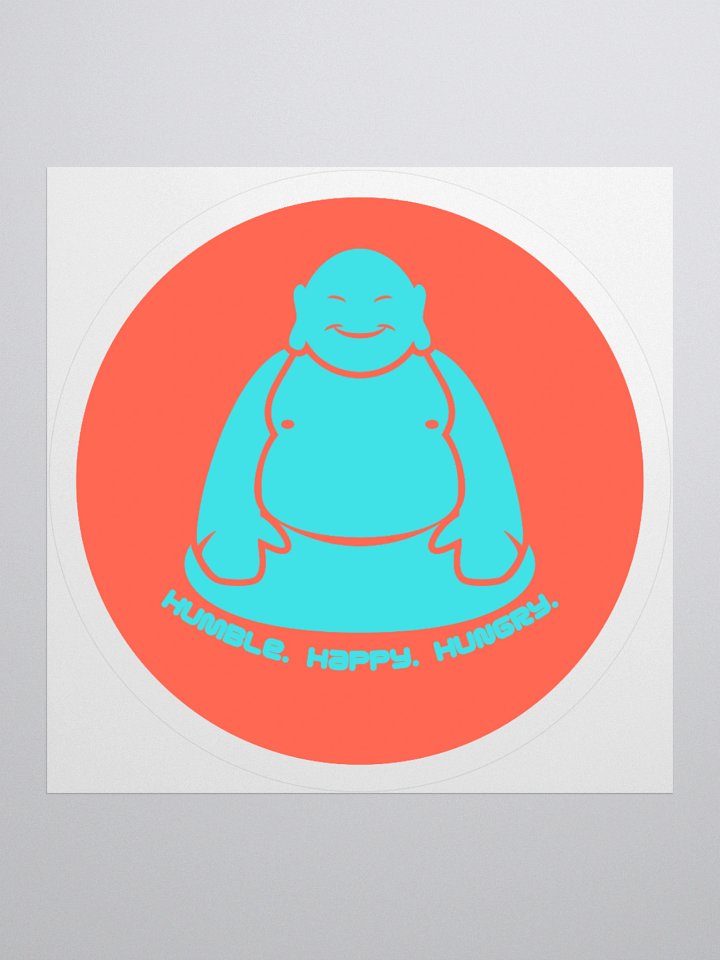Humble Happy Hungry Vinyl Sticker product image (1)