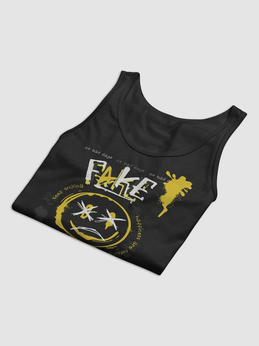 Fake Smile | Jersey Tank by Bella+Canvas product image (4)
