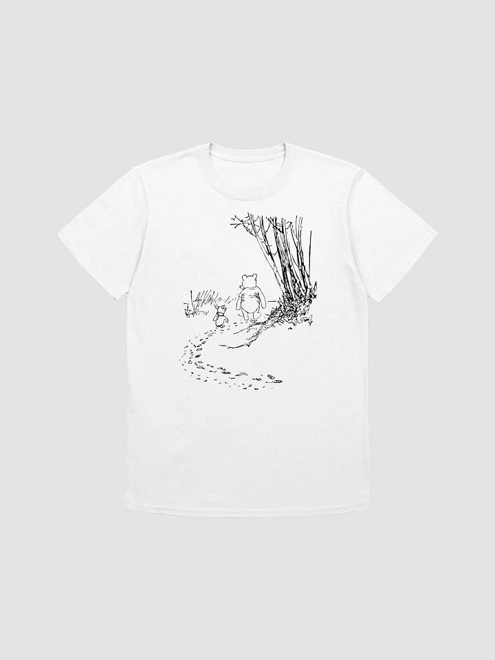 Pooh and Piglet Walking the Path Adult Unisex T-Shirt product image (2)