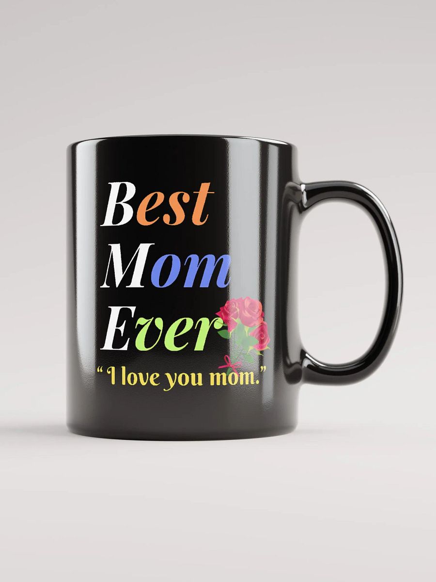 Best Mom Ever Black Glossy Mug product image (6)