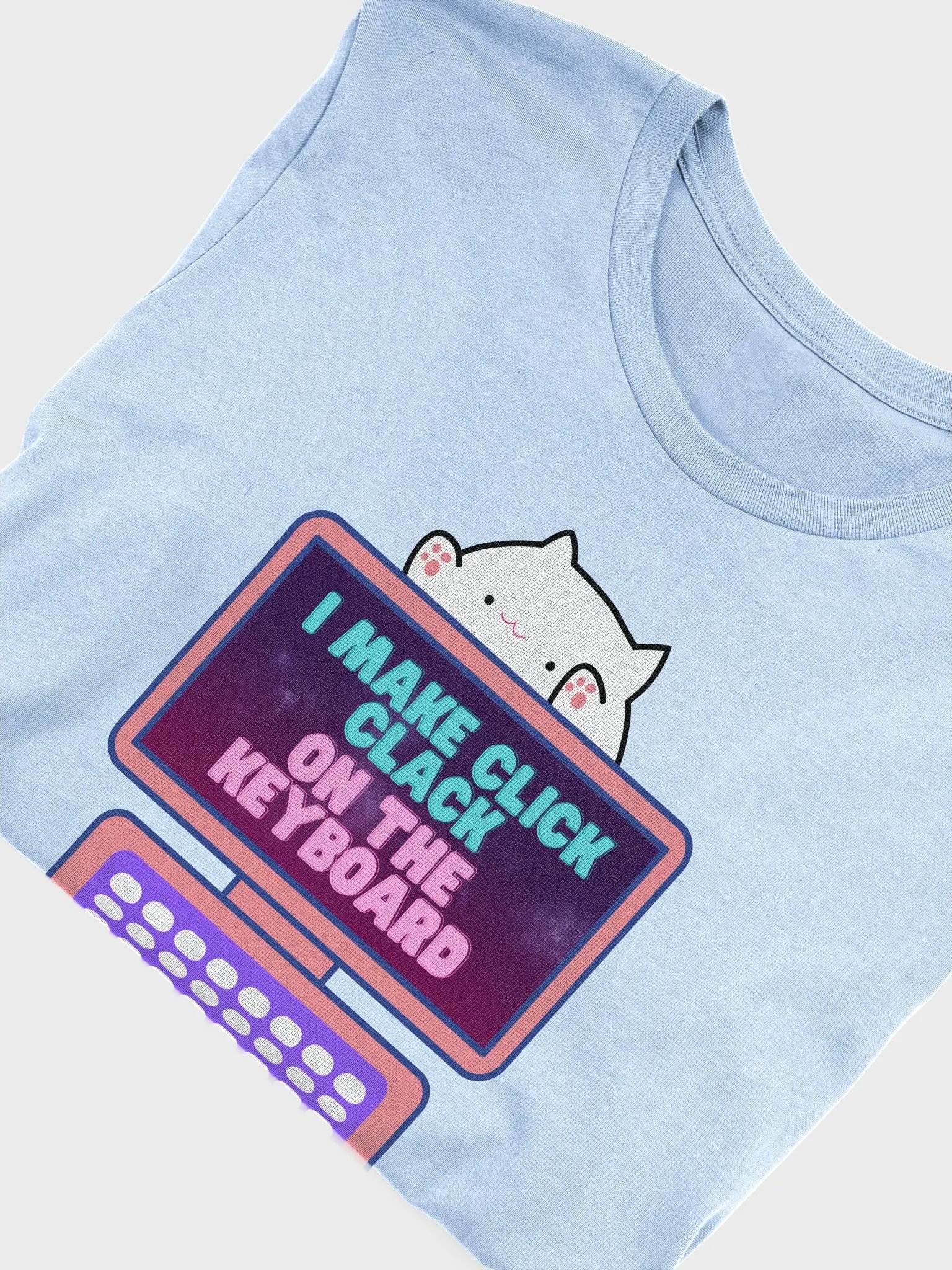Click Clack Bongo Cat Supersoft 100% Cotton Printed Tee product image (52)