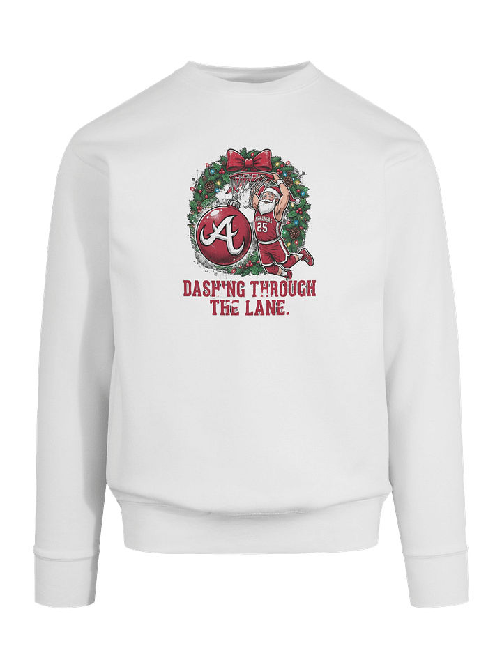 The "Dashing Through The Lane" Hoops Crewneck product image (99)