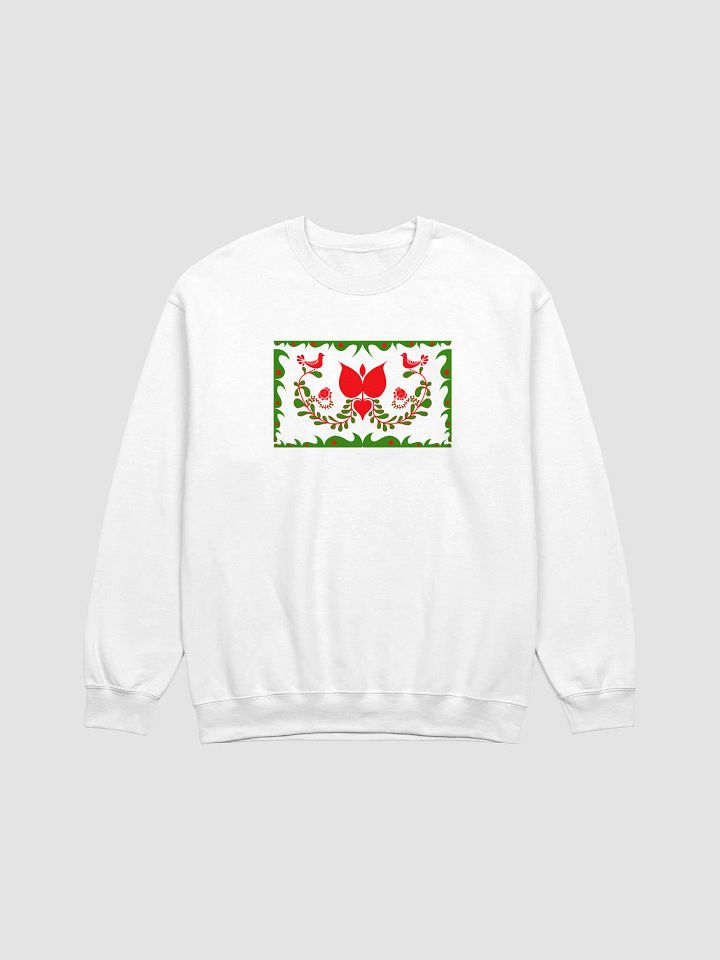 Traditional Hungary Folk Art Floral Crewneck product image (1)