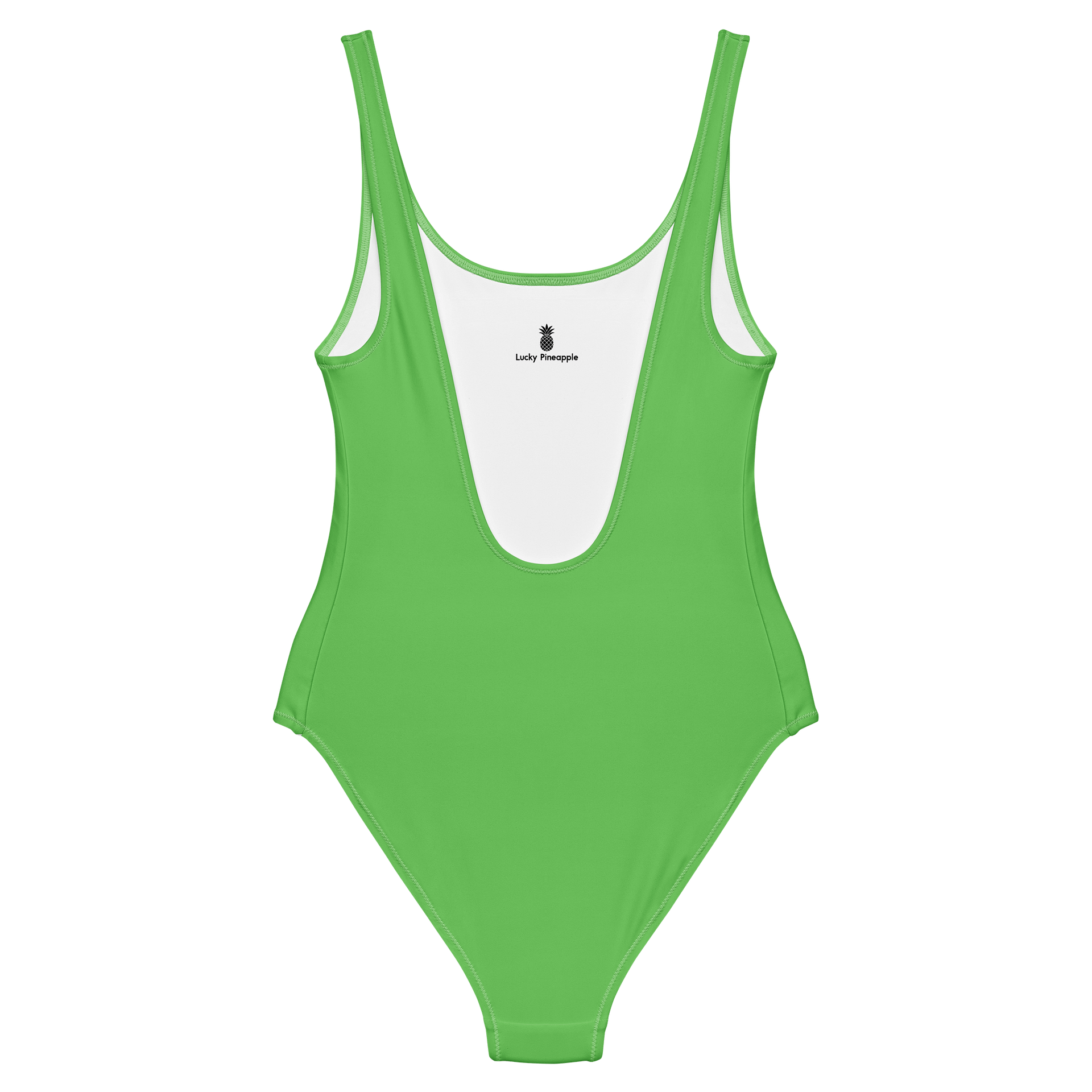 Stadium Grass Green Solid Color Retro Inspired Women's One Piece Swimsuit product image (2)