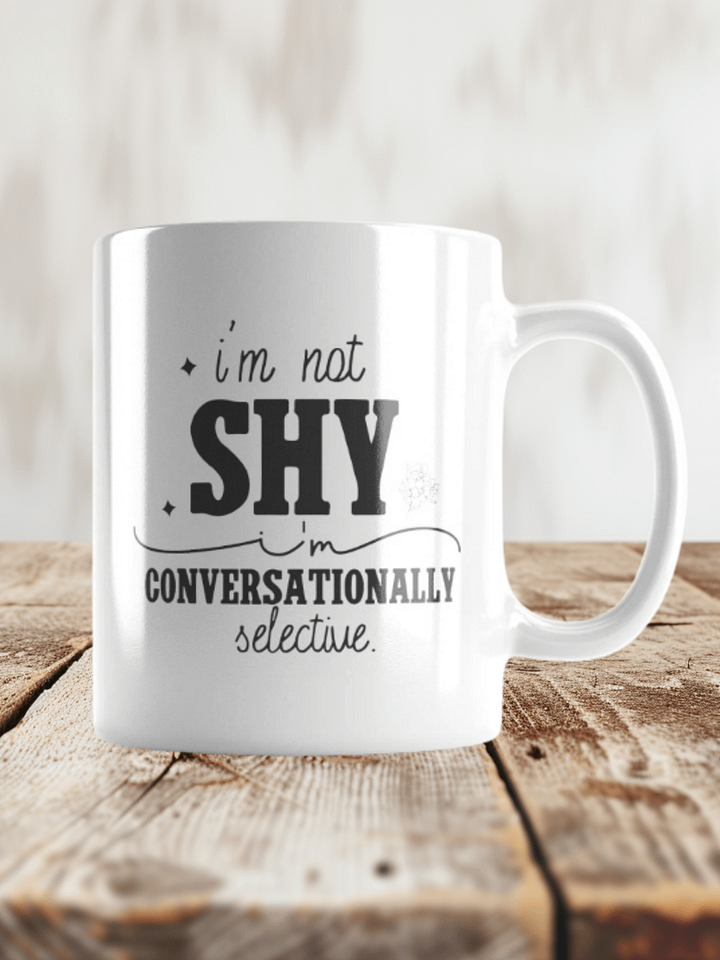 Conversationally Selective Mug product image (1)