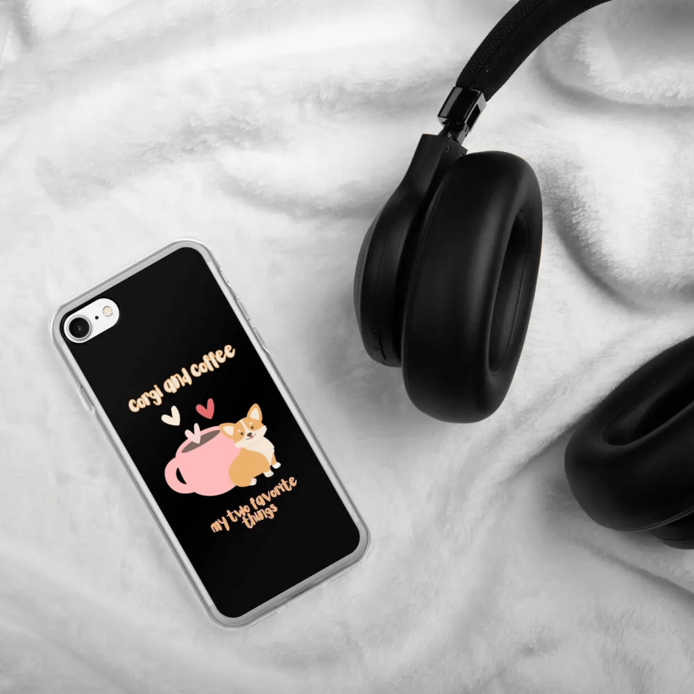 Corgi & Coffee Love iPhone Case product image (4)