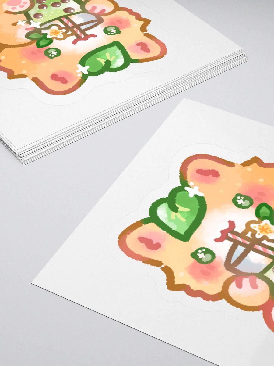 Stay Hydrated Ghostcat Sticker product image (11)