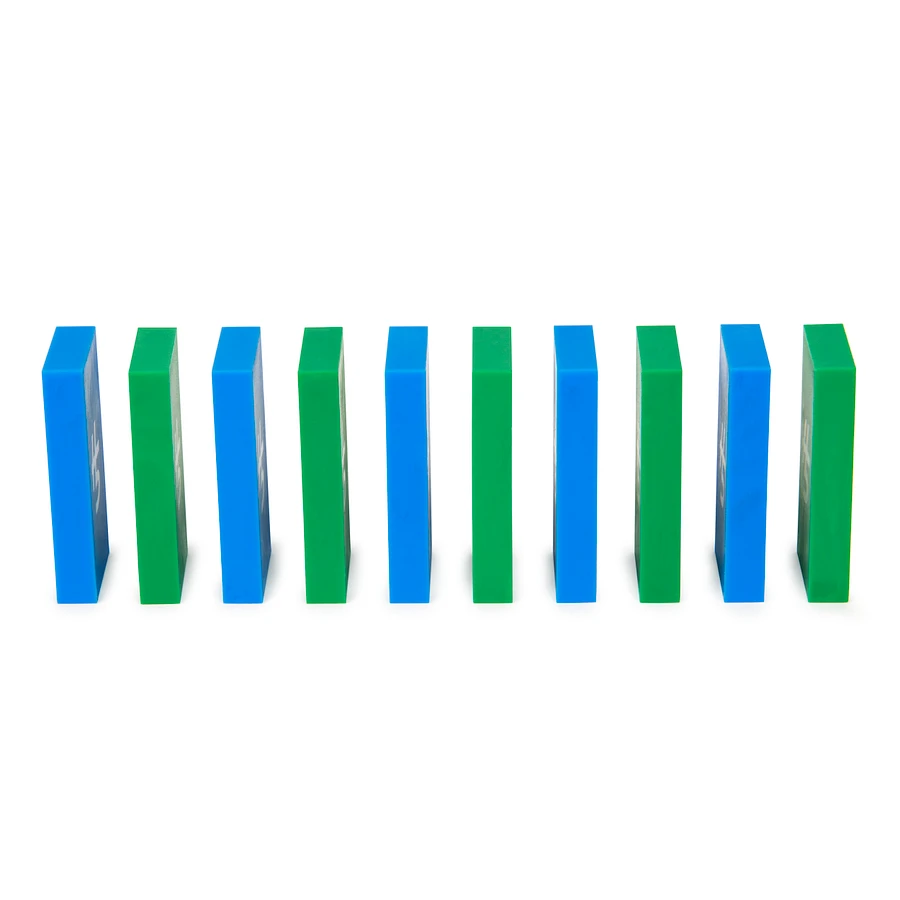 60-Piece H5 Domino Creations Pack (Neon Blue & Green) product image (4)