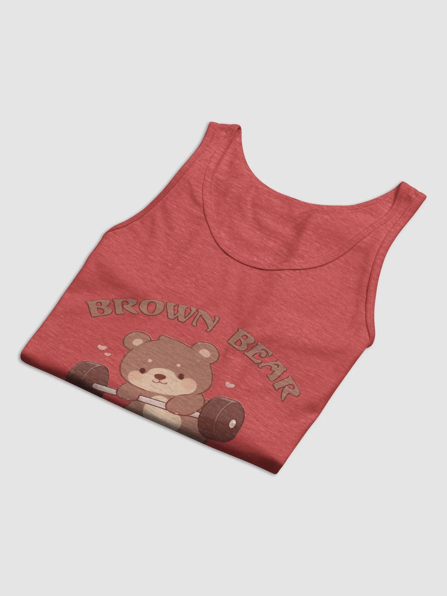 Brown Bear Gym (Cute) - Tank Top product image (6)