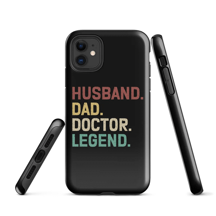 "Husband-Dad-Doctor-Legend" tough case for iPhone® product image (2)