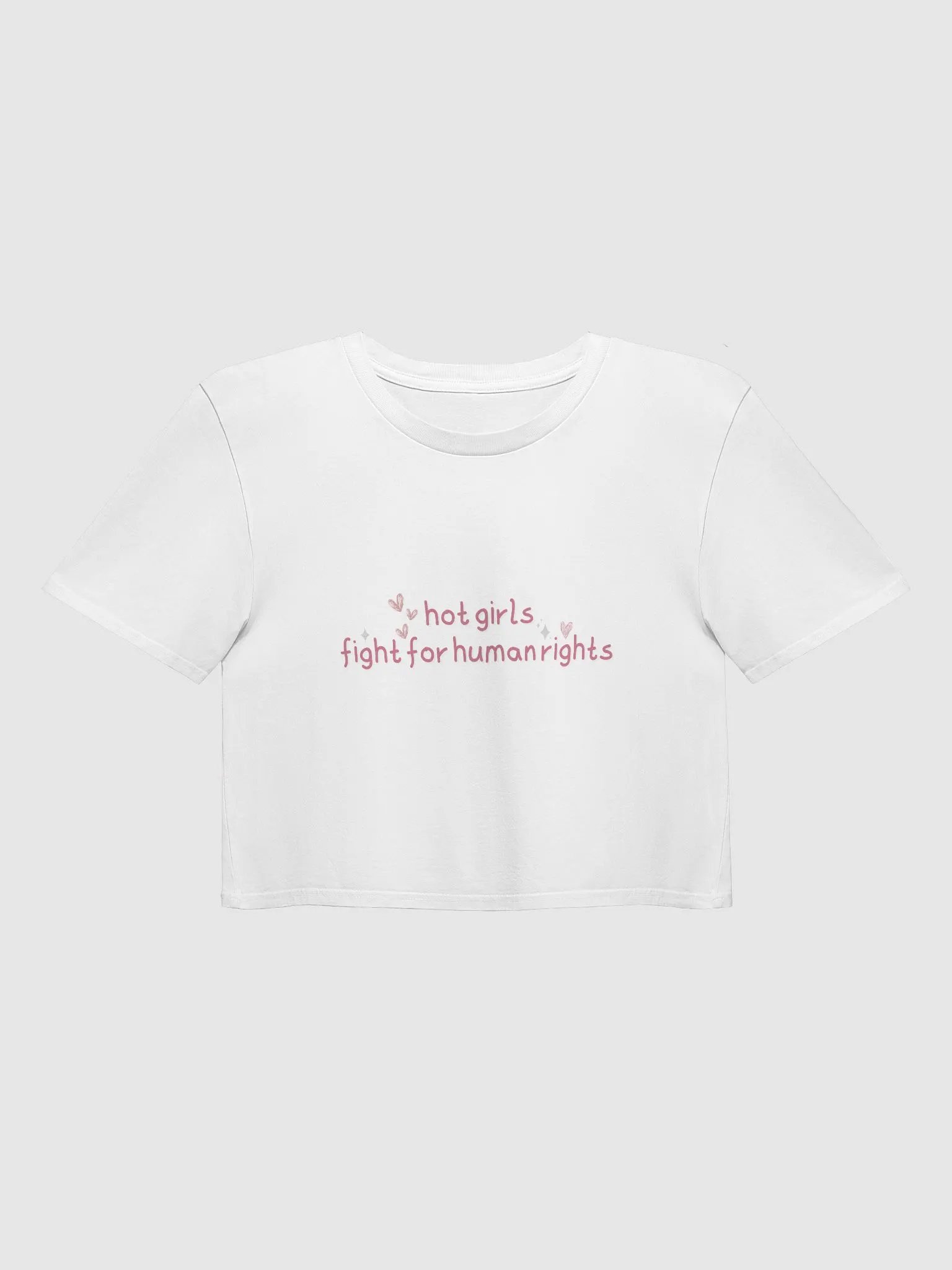 hot girls fight for human rights crop top product image (1)