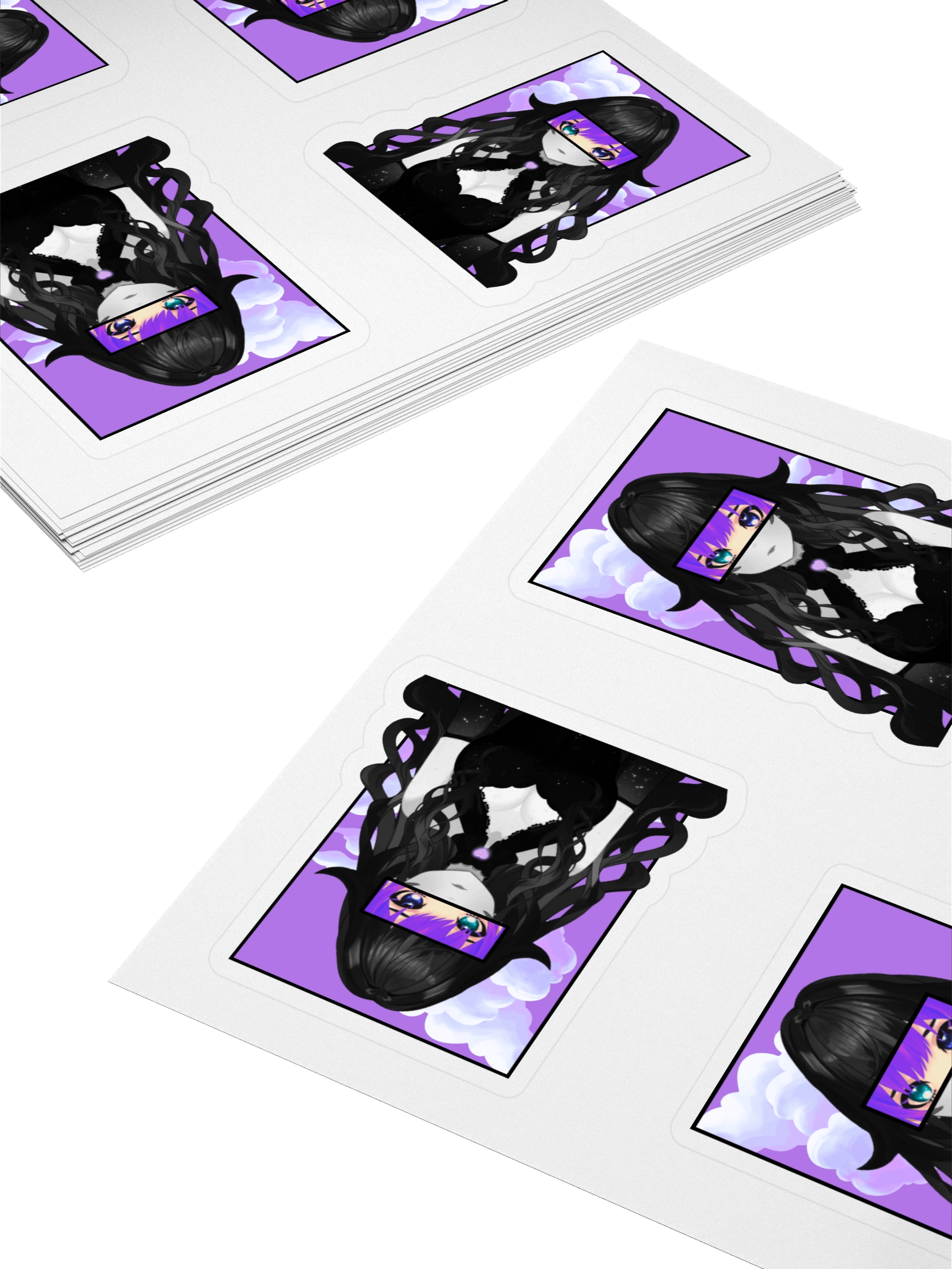 (SFW) Waifu Sticker Sheet product image (4)