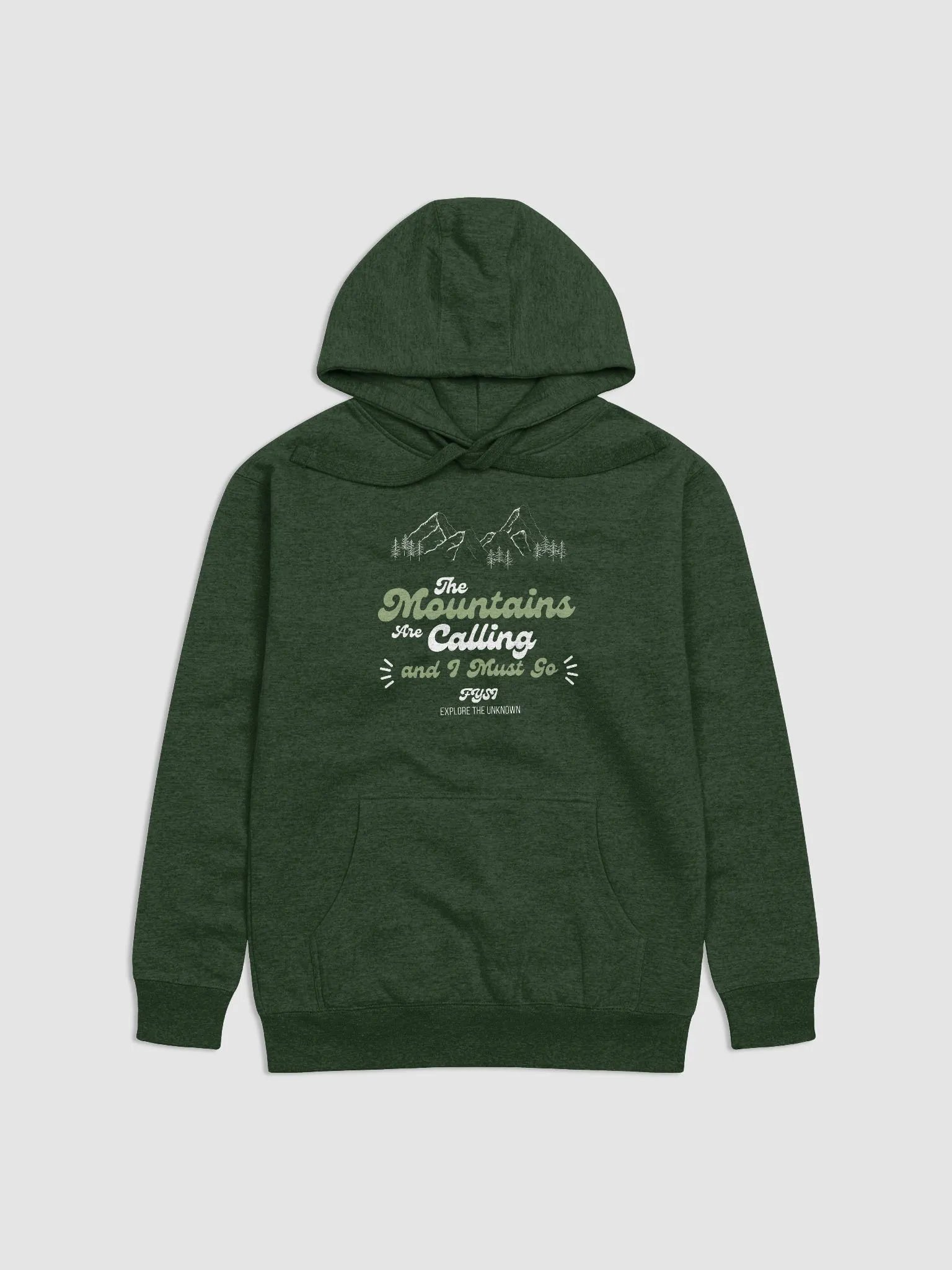 Mountains Are Calling Organic Cotton Heritage Hoodie product image (1)
