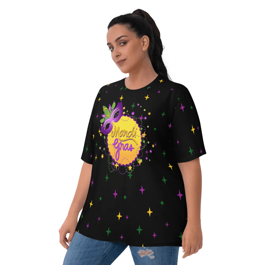 Mardi Gra All Over Print T-shirt product image (6)