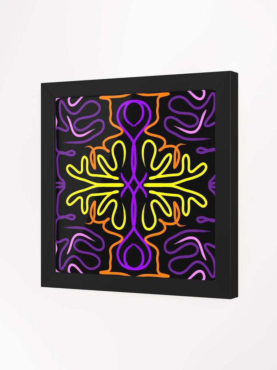Symmetrical abstract Framed Poster product image (4)