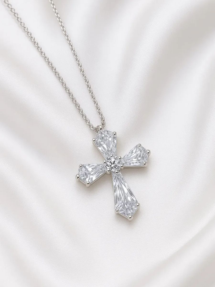 The Celestia Cross Necklace product image (4)