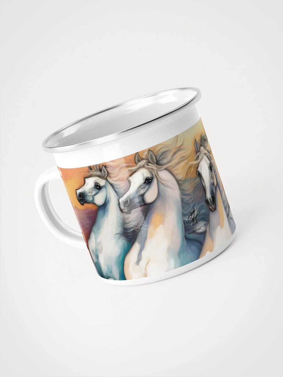 Sunset Horses Enamel Mug product image (4)