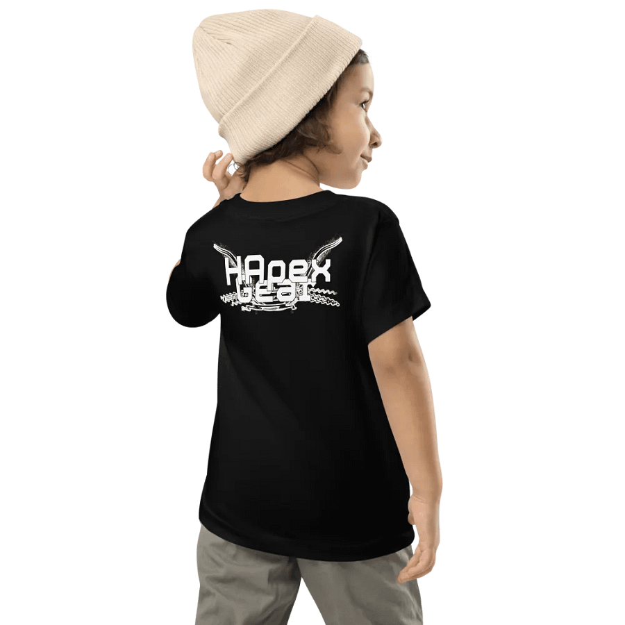 Toddler T-Shirt - White HApex Gear Black Logo product image (7)