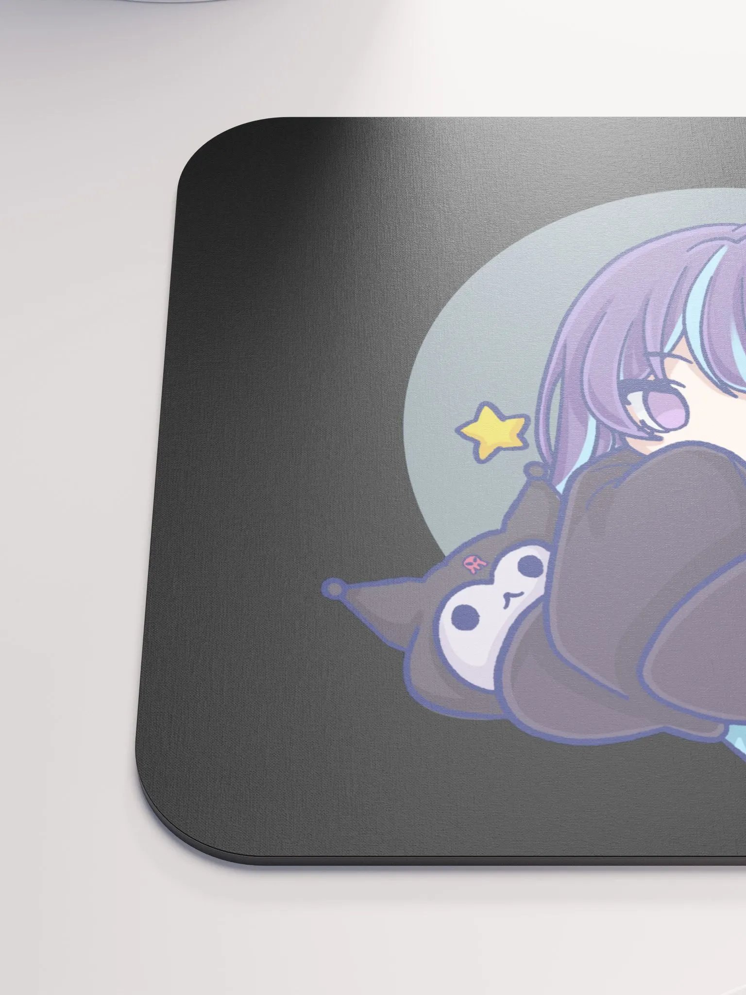 Sleepy Starry Chibi Mouse Pad product image (6)