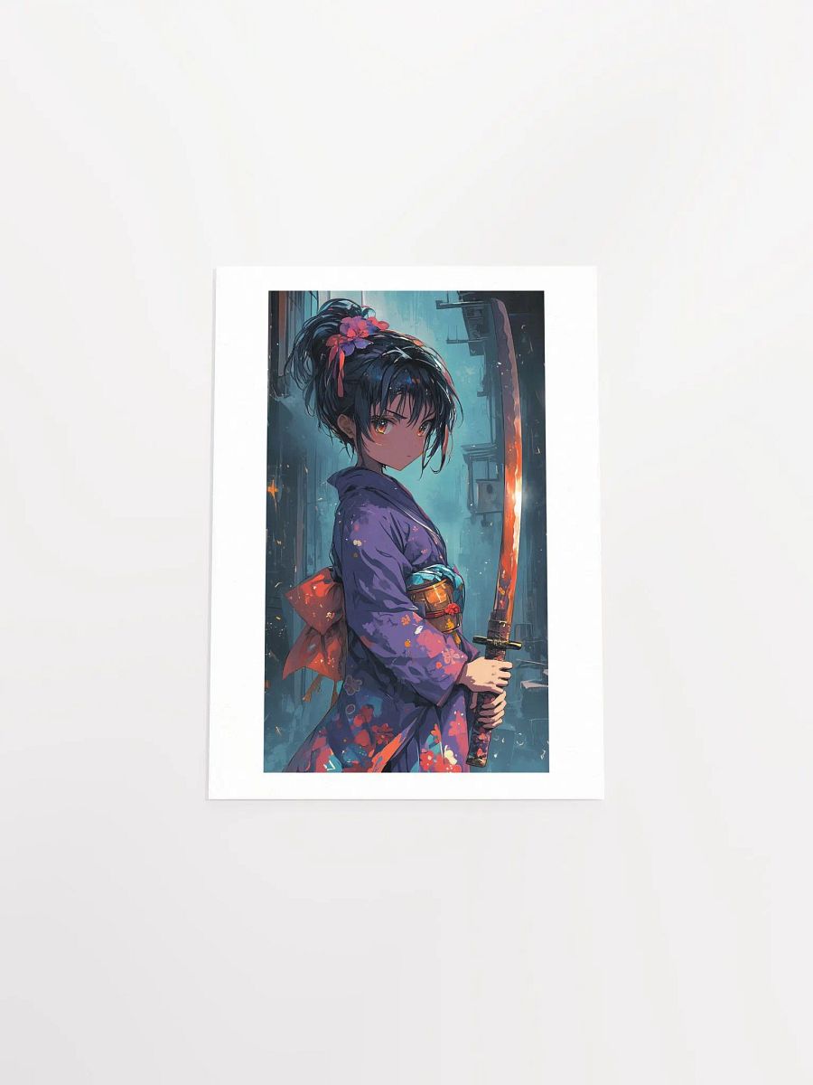 Samurai Girl Spirit Wall Art Poster product image (5)