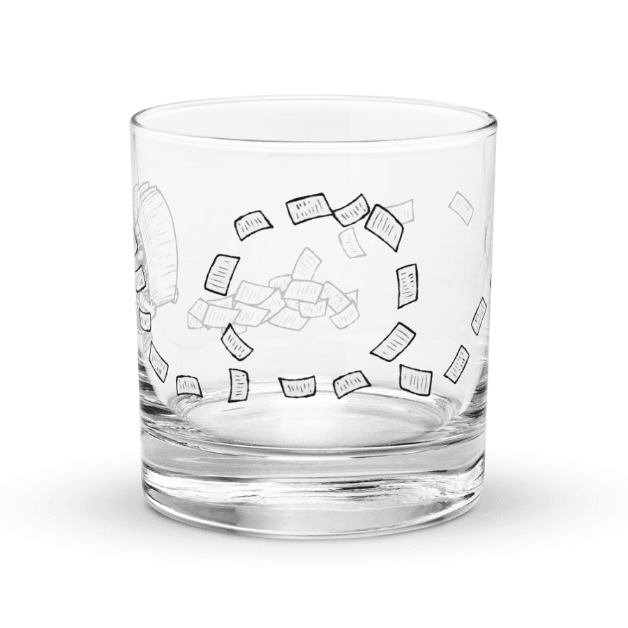 Run From Your Problems Glass product image (3)