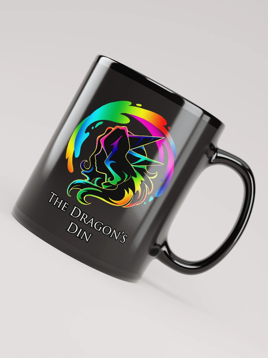 The Dragon's Din Logo Glossy Mug product image (7)