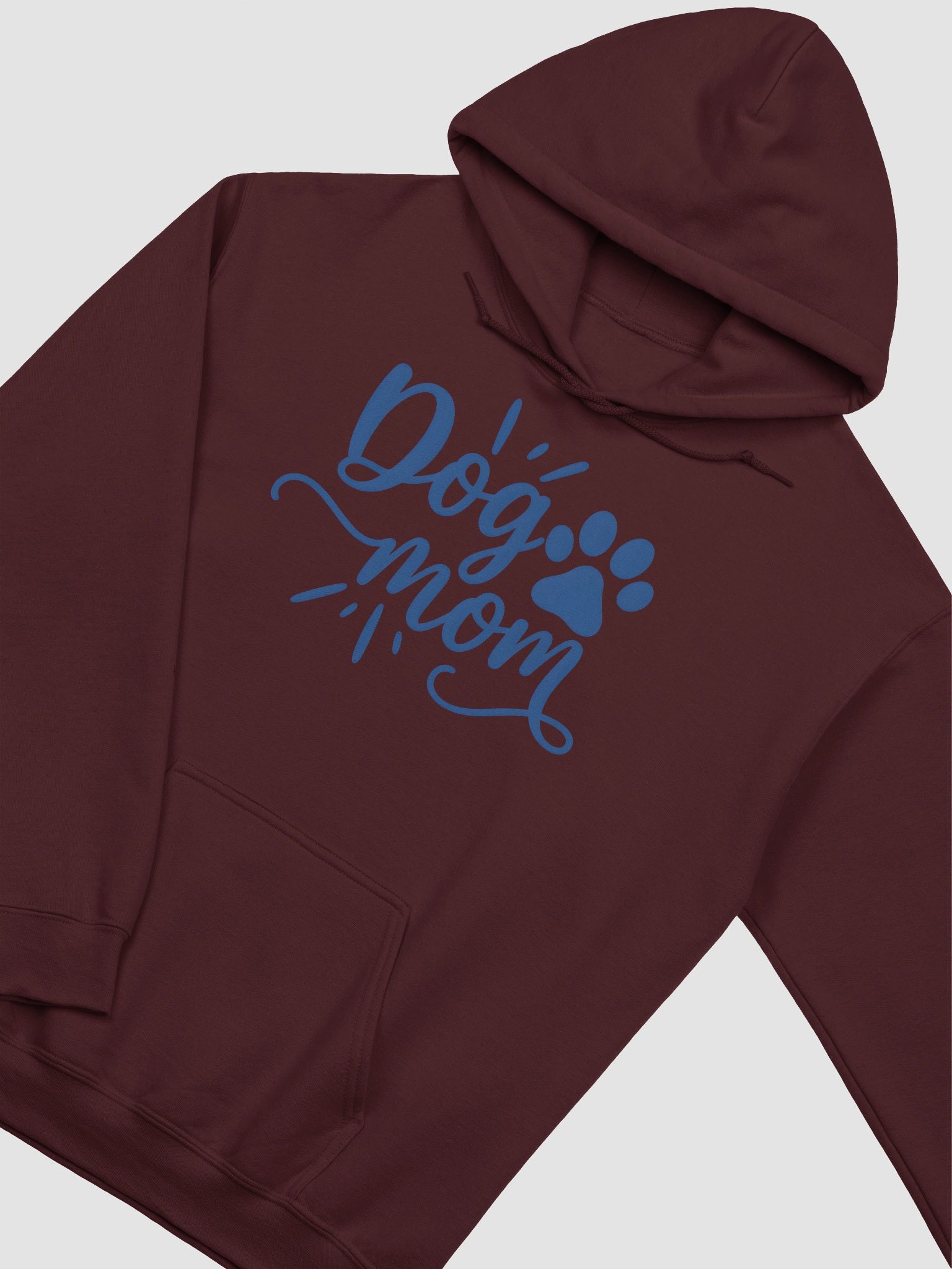 Dog Mom Hoodie with Paw Print | Handwritten Pet Lover Sweatshirt | Gift for Dog Moms product image (2)