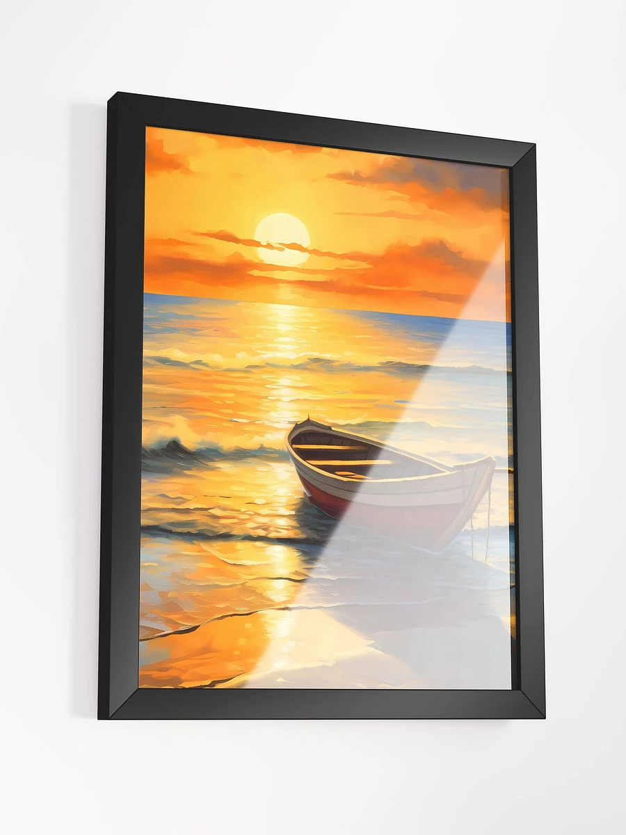 Beach Sunset Serenity Framed Print Poster product image (4)