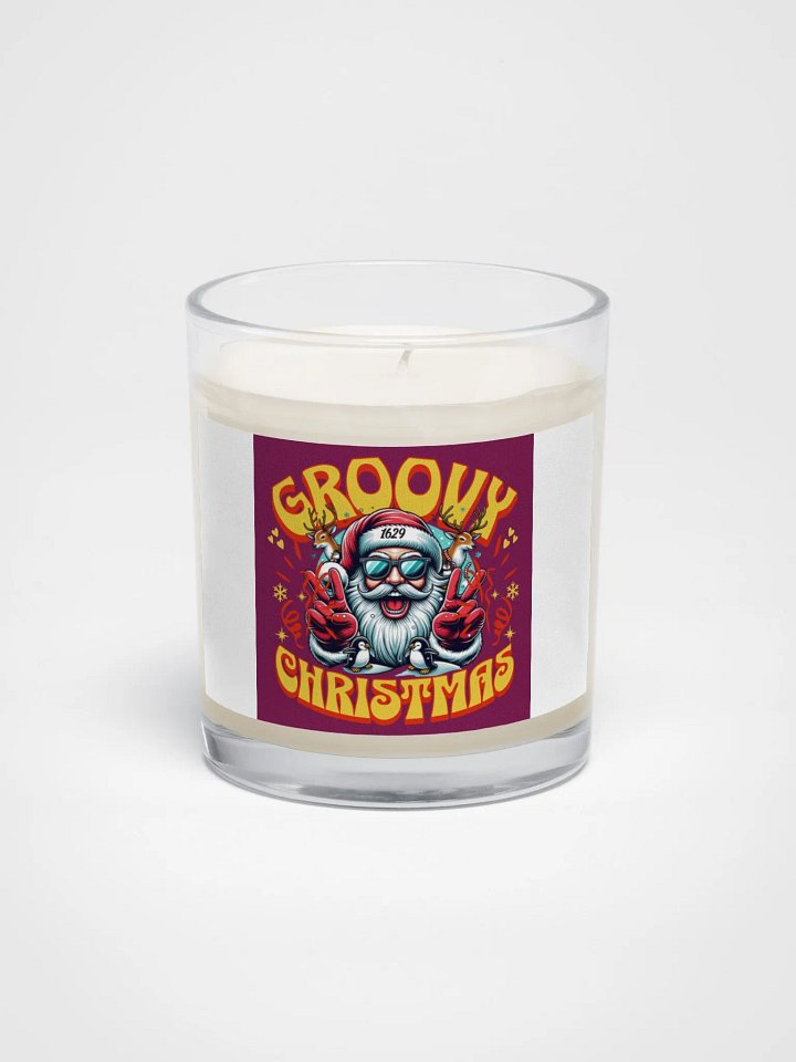 Groovy Santa Christmas Soy Wax Candle product image (1)