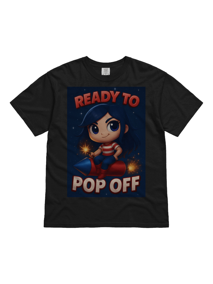 Pop Off Blue Rocket T-Shirt product image (4)